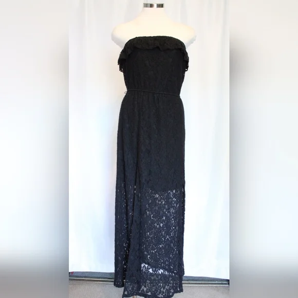 Studio Y | Dresses | Studio Y Black Crochet Lace Sundress Size M | Poshmark